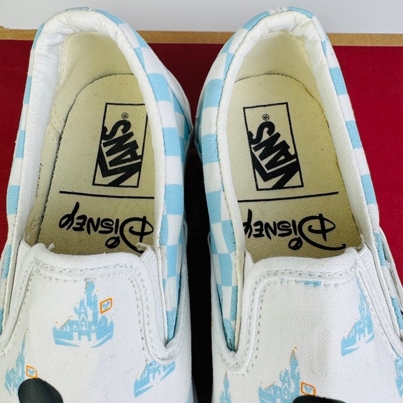 Vans Slip On Disney World 50th Anniversary Mickey Mouse Shoes Mens 7 Womens 8.5 - Picture 11 of 13